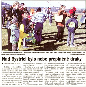 Drakiáda - Benešovský deník 13.10.2003 Drakiáda - Benešovský deník 13.10.2003