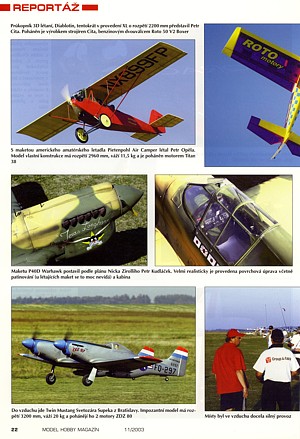 Setkání obřích modelů, MHM 11/2003 Setkání obřích modelů, MHM 11/2003