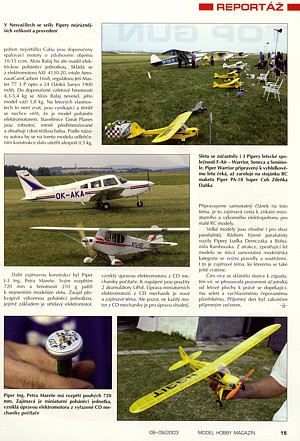 Setkání piperů, Model Hobby Magazín 8/2003 Setkání piperů, RCR 11/2003